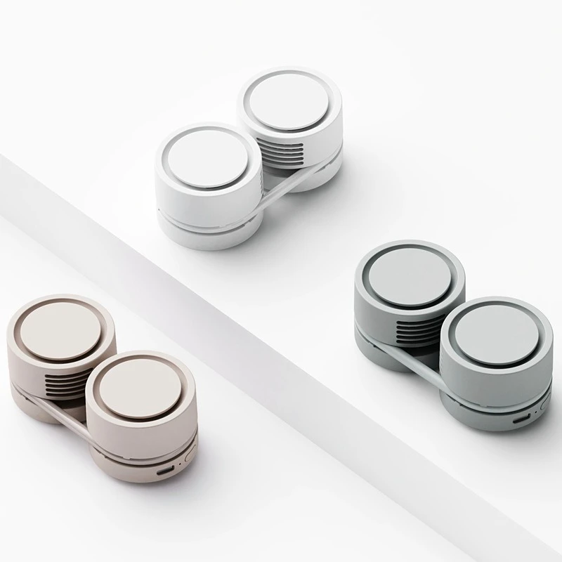 Новый подвесной вентилятор для хранения вещей, уличный безлистный вентилятор для ленивого человека, USB, большой ветер, портативный ароматизатор, подвесной вентилятор на шею