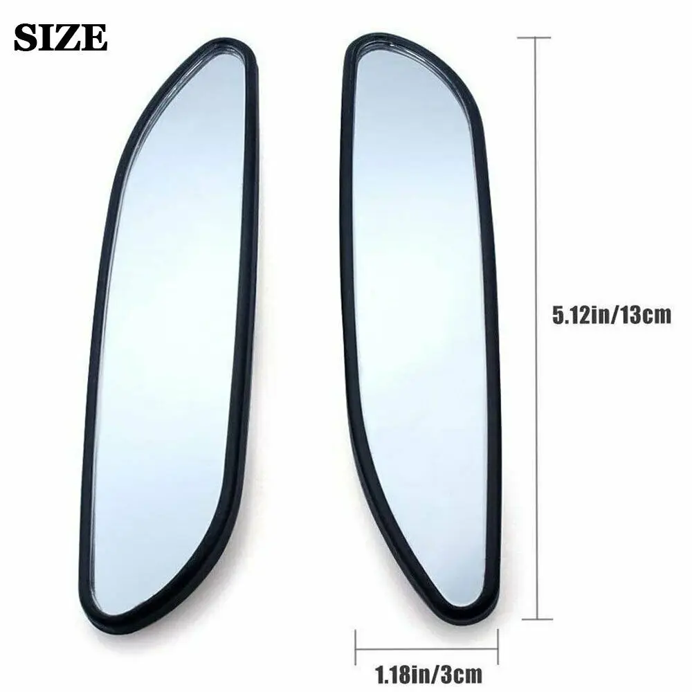 2x Blind Spot Mirror Auto Wide Angle Convex Rear Side View Car Truck Suv Exterior Rearview Mirror New 2024