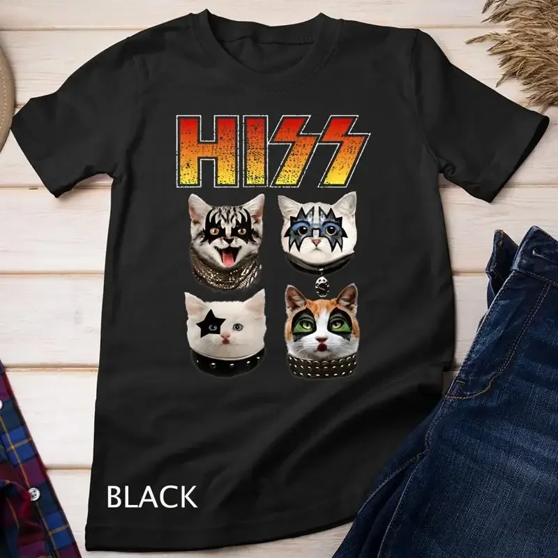 Hiss Funny Cat Lover Unisex T shirt