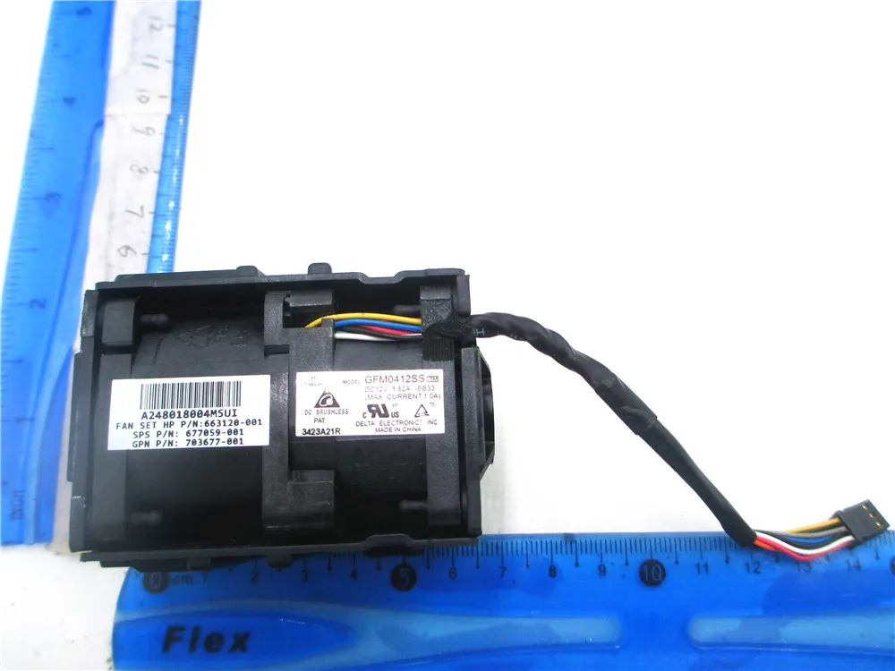 

100% tested 703677-001 For HP ProLiant DL160 G8 DL160G8 663120-001 677059-001 GFM0412SS BB33 -BB33 Server Cooling Fan