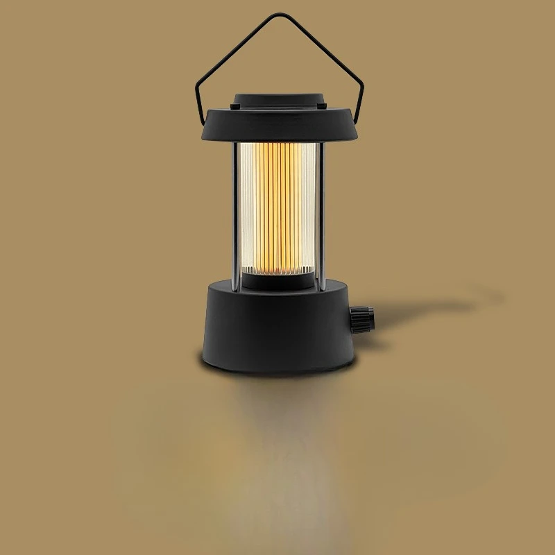 ضوء تخييم معدني كامل من الذهب الأسود، ضوء محيطي، شحن ضوء الحصان، إضاءة خارجية، ضوء تخييم محيطي #2