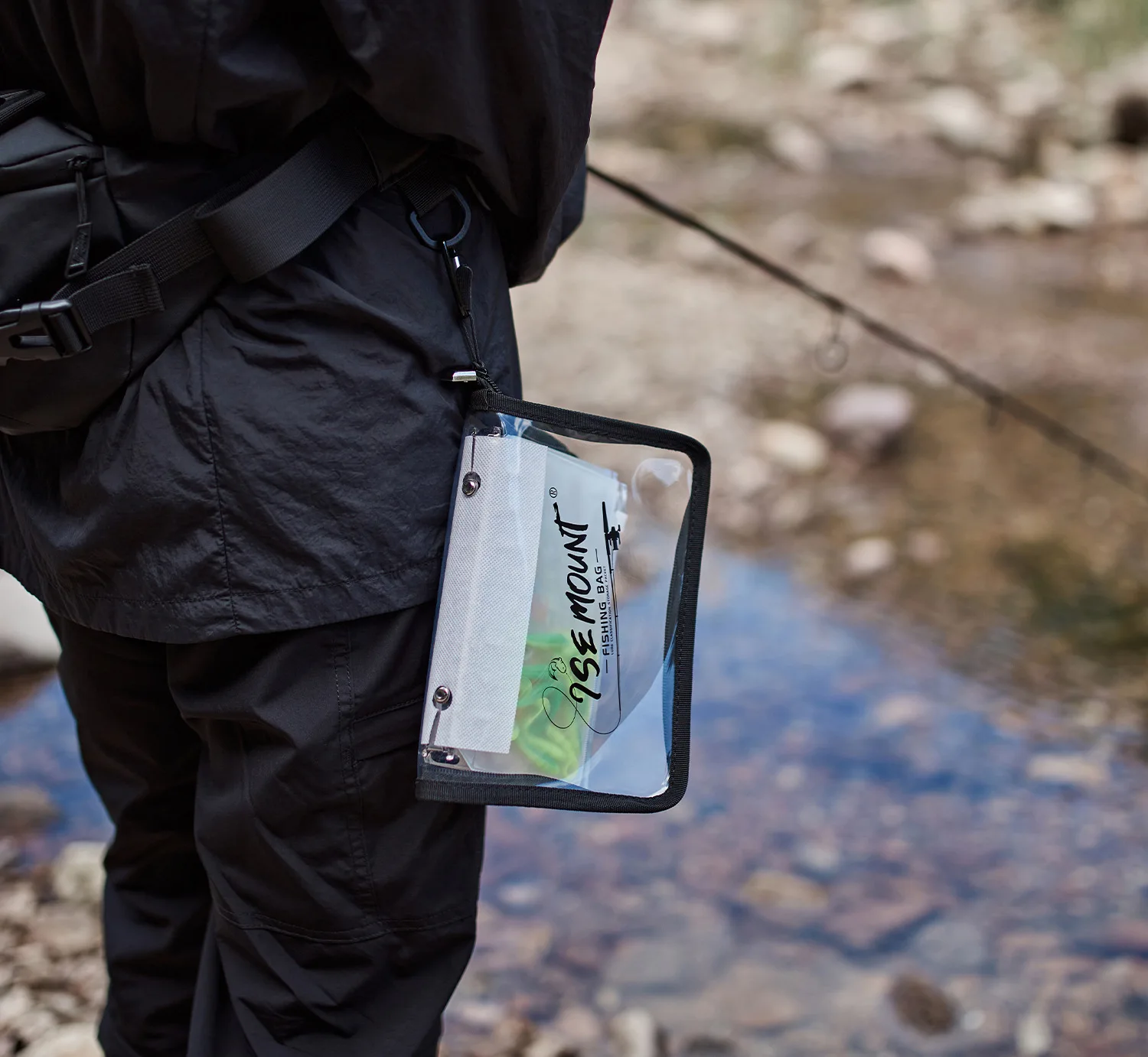 Luya Transparente gefälschte Ködertasche, PVC-Innentasche, geteilte wasserdichte Aufbewahrungstasche, Aufbewahrungstasche für Angeln, Sortierungszubehör – Detail 14
