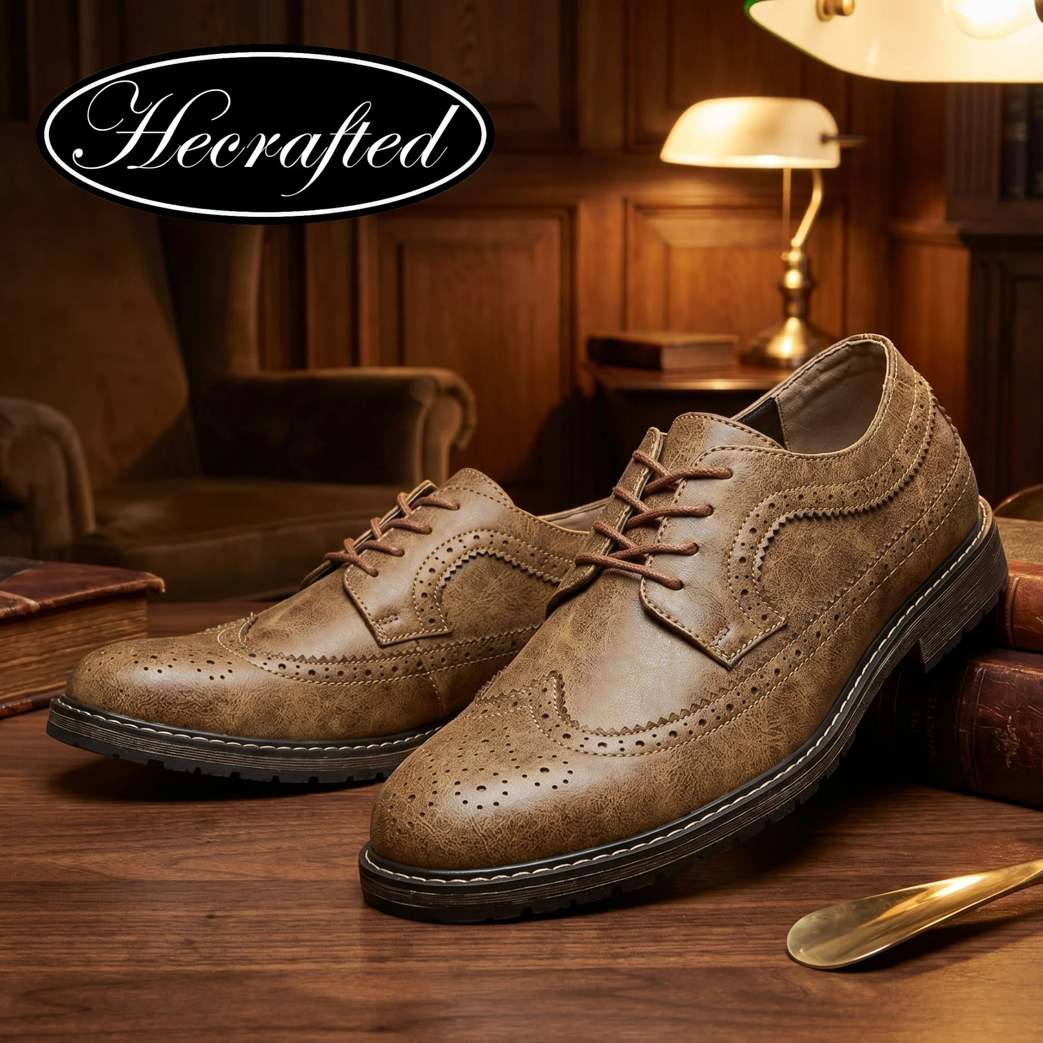 

Men Shoes Brand Comfortable Fashion 2026 Leather Shoes Men #KD1777