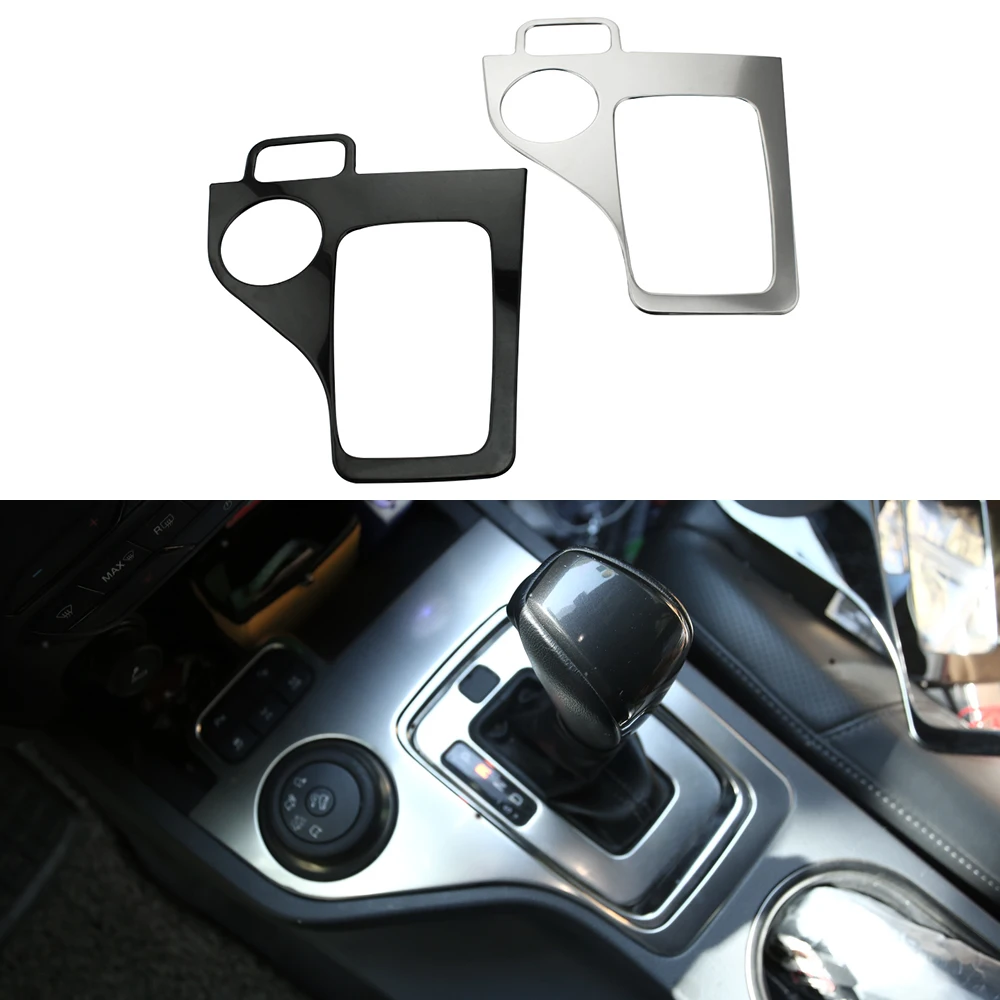 For Ford Everest Ranger LHD 2015 - 2021 Car Gear Sticker Gear Shift Panel Decoration Cover Stainless Steel Interior Accessories