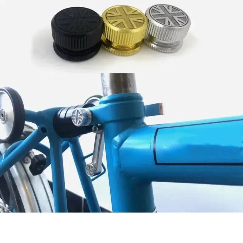Unionjack nut Laser Engraving for brompton seatpost clamp nut cline pline