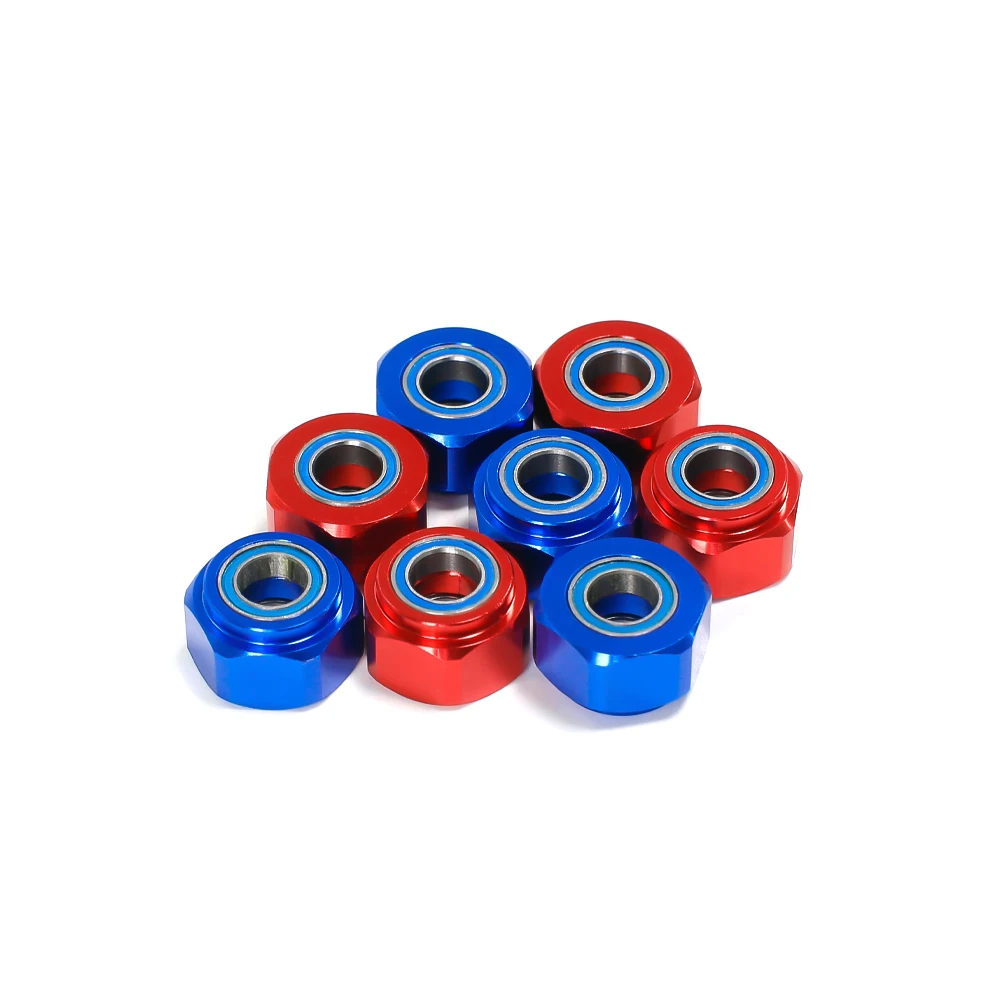 2pcs Aluminum Alloy Bearing Hexagonal Joint (front wheel only)  for Tamiya DT-03 Upgrade Parts