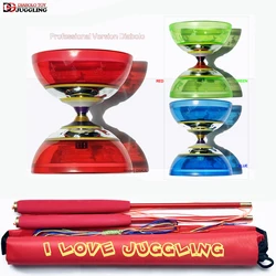 Diabolo Toy Professional Chinese Yo-yo Acrobatics Juggling Show Prop - Tri Bearings Armored Bell