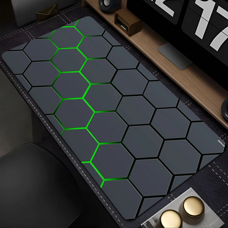 High-Quality Mouse Pad geometric solid Large Extended Mousepad Non Slip Gamer Desk Mat Office Computer Mouse Mat Gaming Carpet