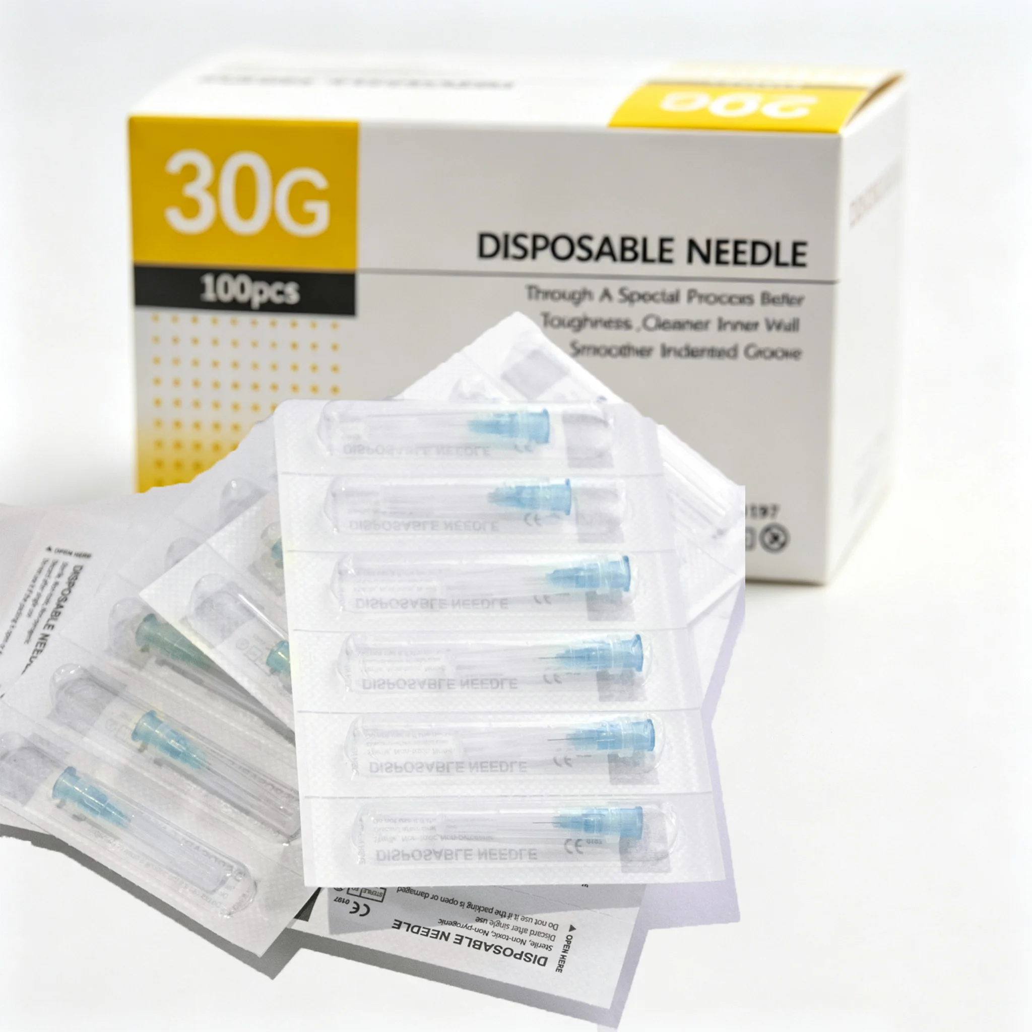 27G 30G 32G 34G 4mm/13mm/25mm Injection Meso Needle High-end Material Perfect Quality Disposable Needles for Cosmetology