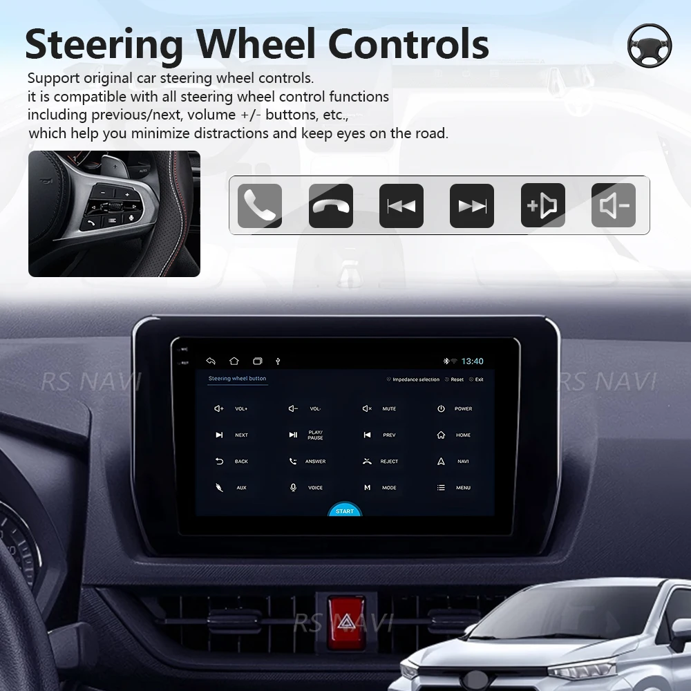 For Toyota Avanza Veloz 2021 - 2023 Carplay Auto Car Radio Player DSP Multimedia Stereo steering wheel app control Android 16