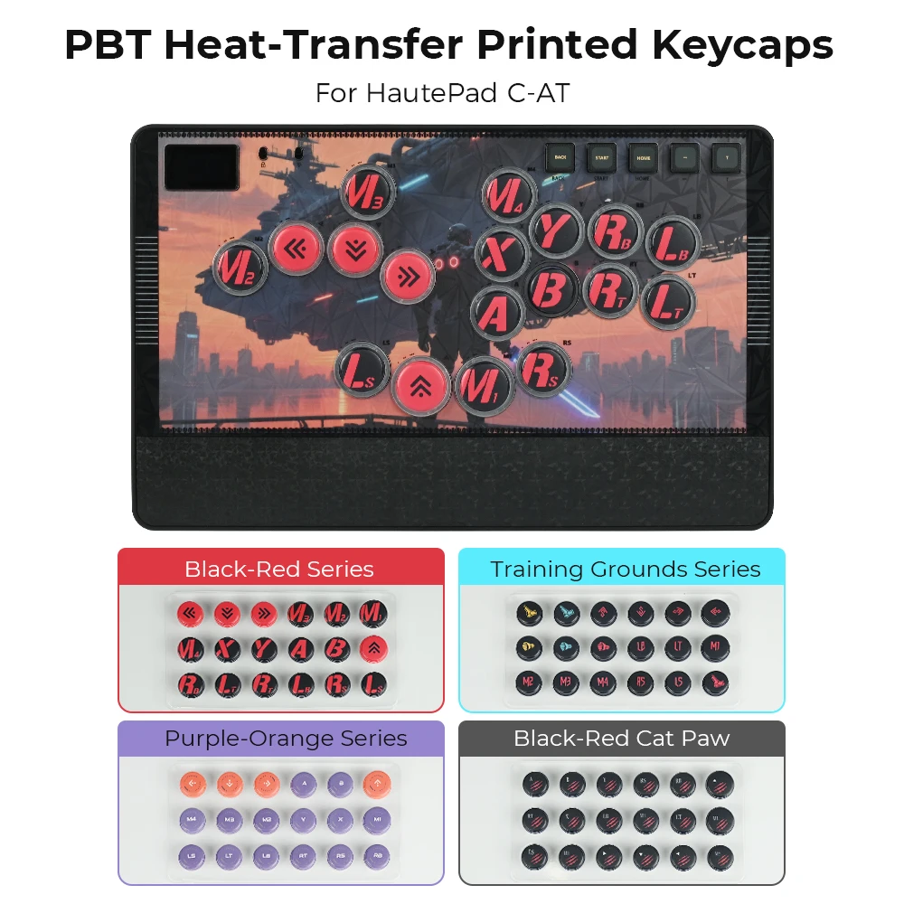 Haute42 Hitbox PBT Cross Keycaps For C-AT Sublimation Theme