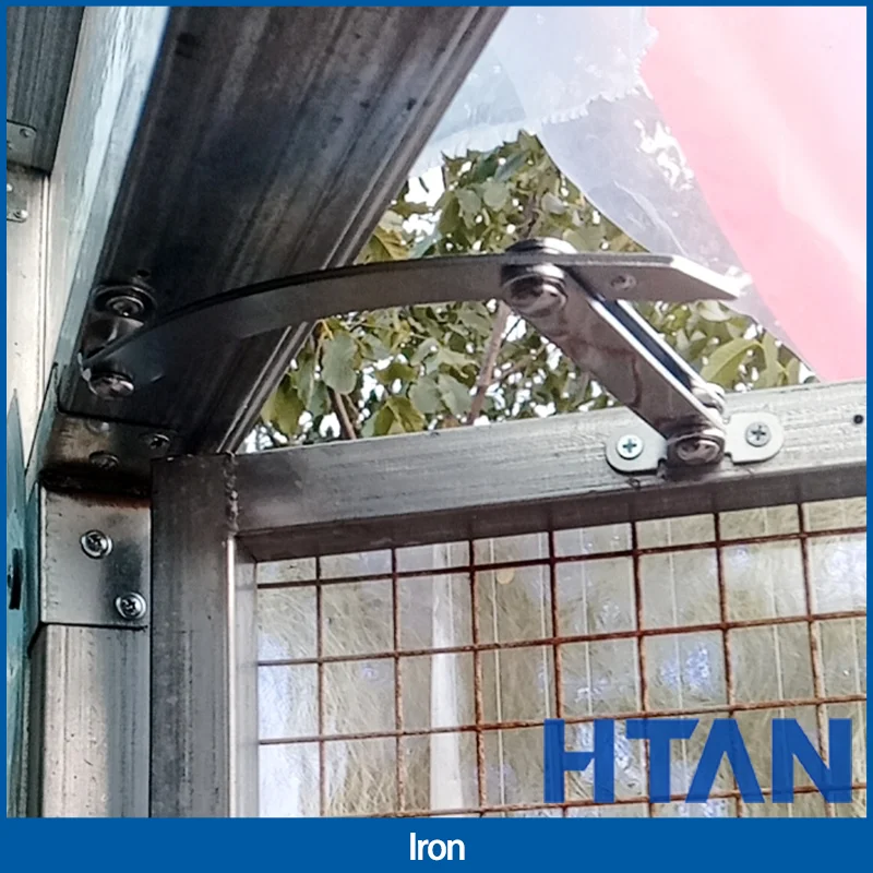 2Pairs Iron Galvanized Support Pole Distribution Box Cabinet Door Limit Support Pole Cabinet Up And Down Flip Bracket