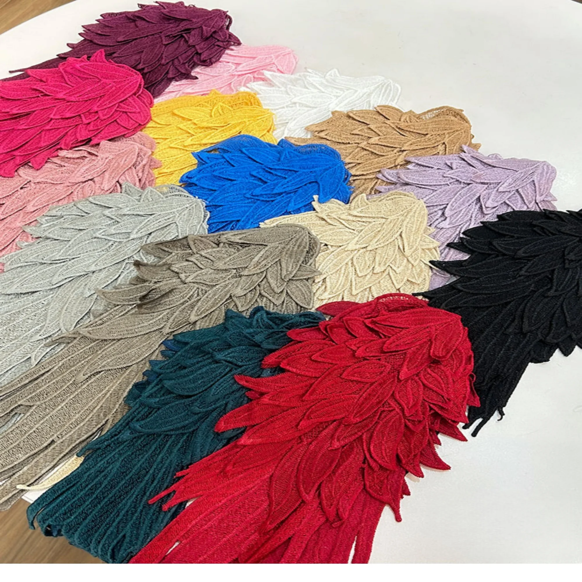 

1 пара, 16 цветов, вышитые крылья ангела, аппликации, нашивки для платьев, для детей, сделай сам