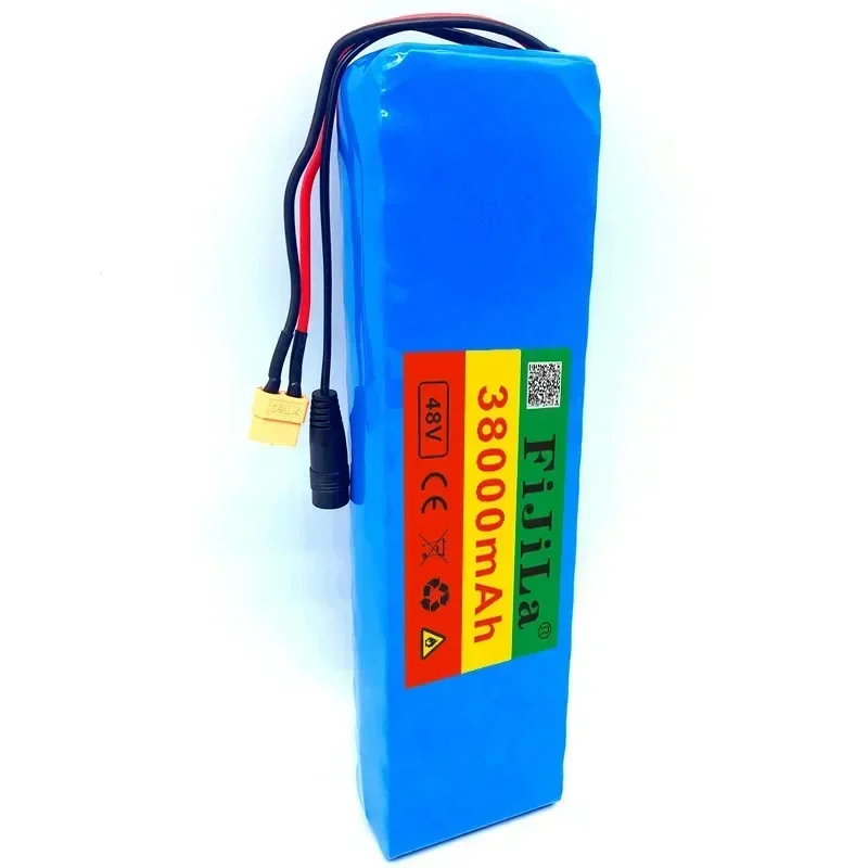 

13S2P 48V 38Ah 18650 lithium ion battery pack 13S2P bike conversion kit bafang 1000w and 54.6V 2A Charger + XT60 Plug