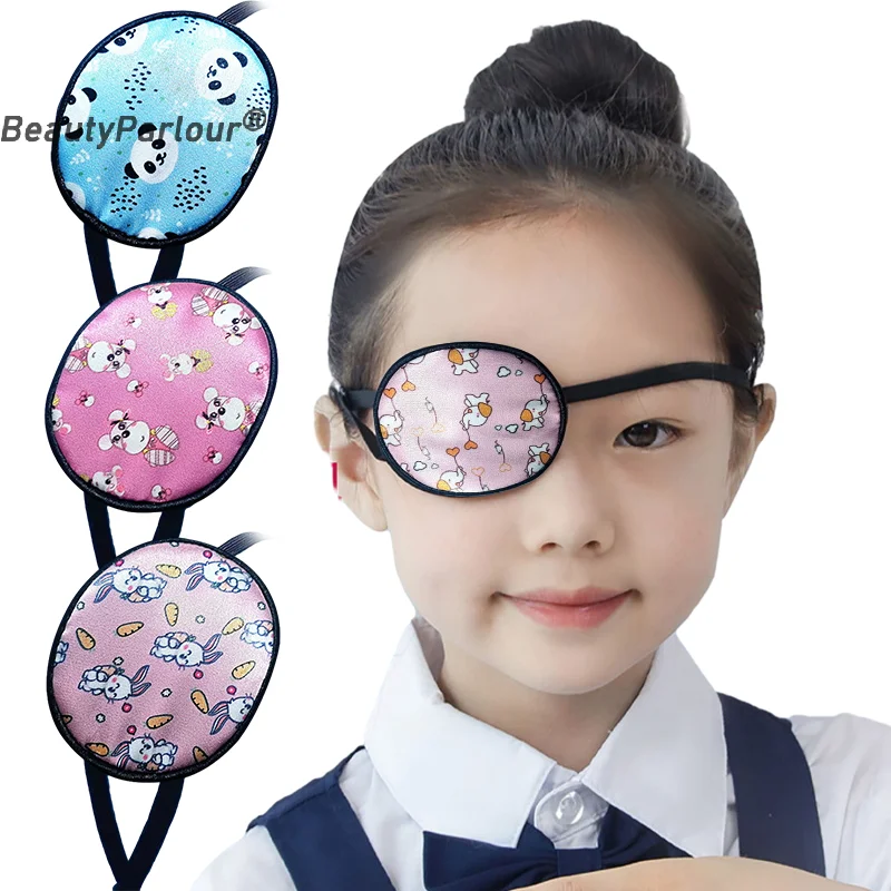 Cute Occlusion Medical Lazy Eye Patch Amblyopia Obscure Astigmatism Training Eyeshade Filled Child Amblyopia Eye Patches