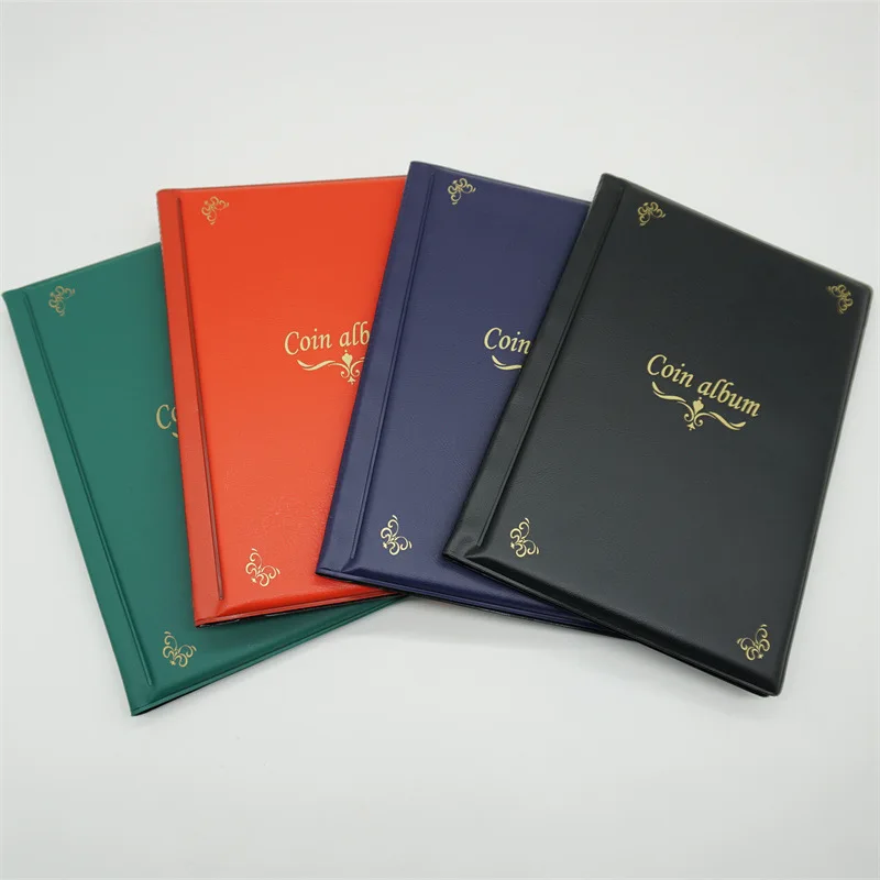 

150 Pocket Coin Album Collector Book Souvenir Coin Collector's Storage Book for Collector's Display Organiser Coin Storage Book