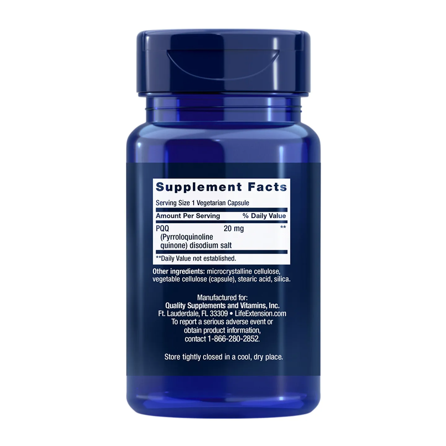 PQQ Capsules Supplement 40mg, Mitochondrial Biogenesis & Energy Optimizer