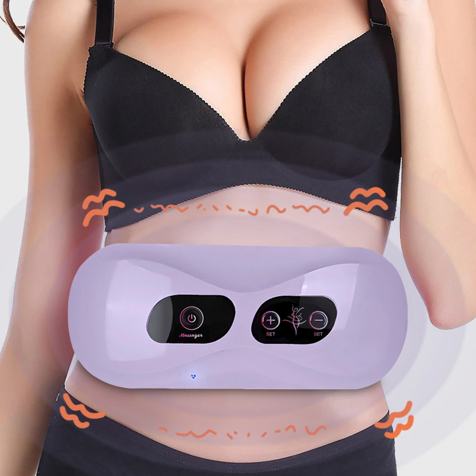 Abdominal Massager Multi Massage Modes Portable Massage Belt For Home/Office