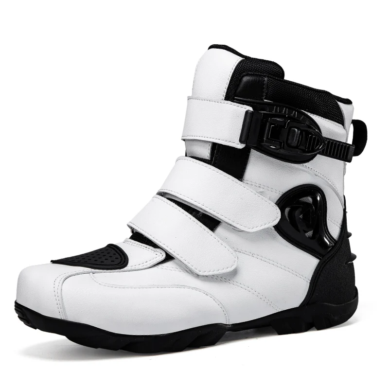 

Motorcycle protective boots four seasons men mesh high top ashionable breathable riding boots anti slip off-road cycling boots