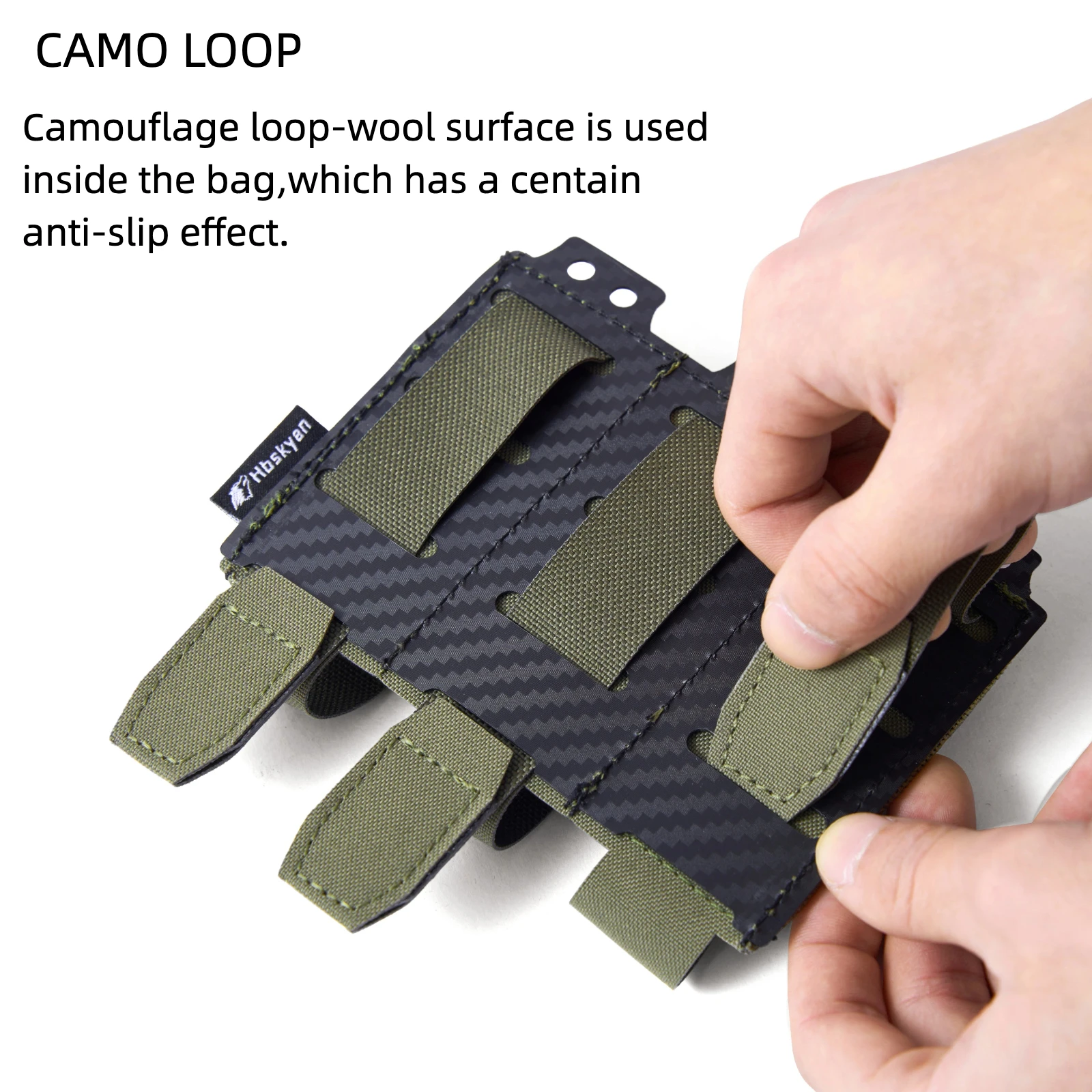 Triple 9mm Magazine Pouch Universal Molle Tactical Mag Holster Laser Cut Hardshell Inner Loop Concealed Carry 9 MM Pistol Magazi