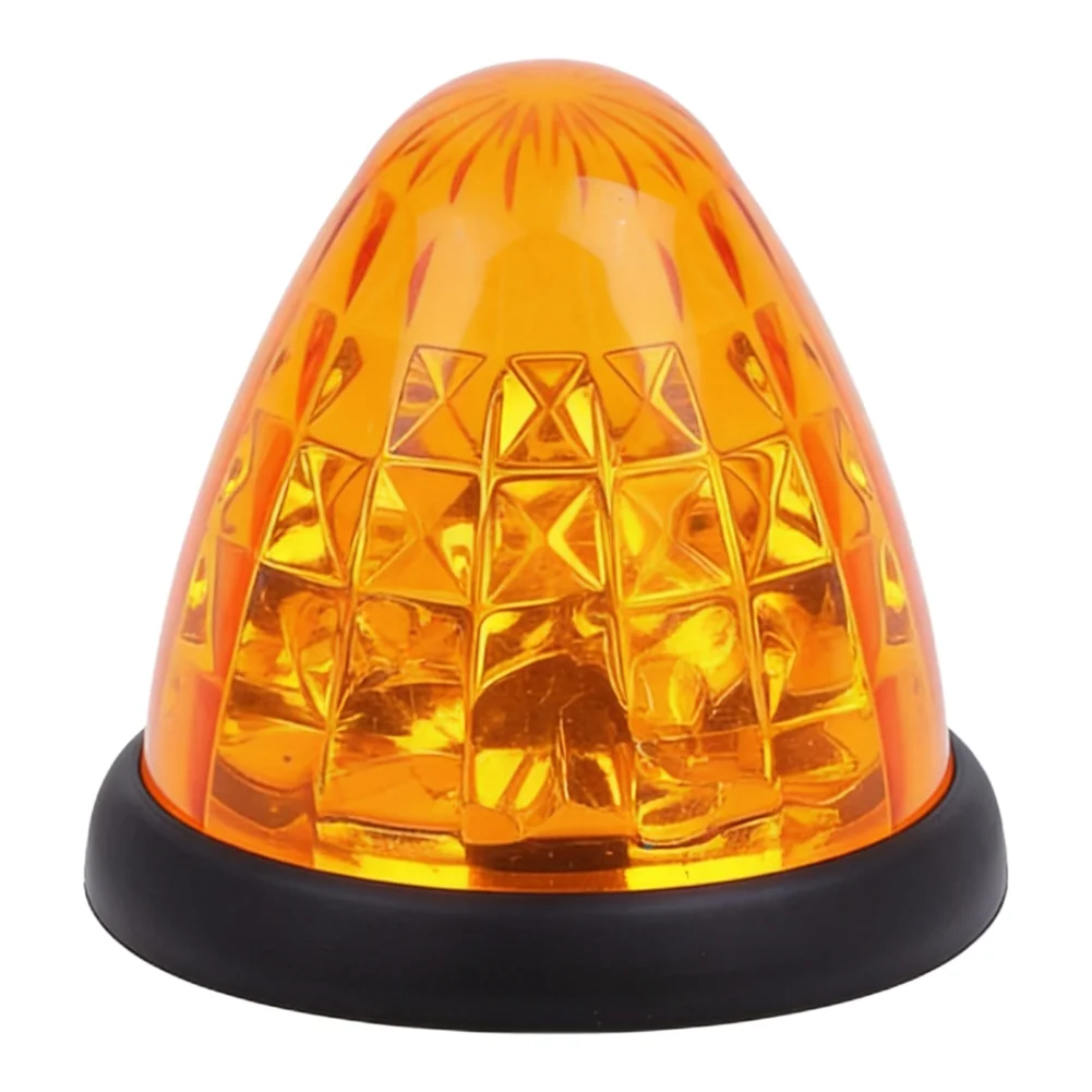 Nighttime Visibility Side Marker Light Car Tail Lamp Weather Resistant Tail Lamp 8.6*8.6*7cm Conical Design Low-power LED