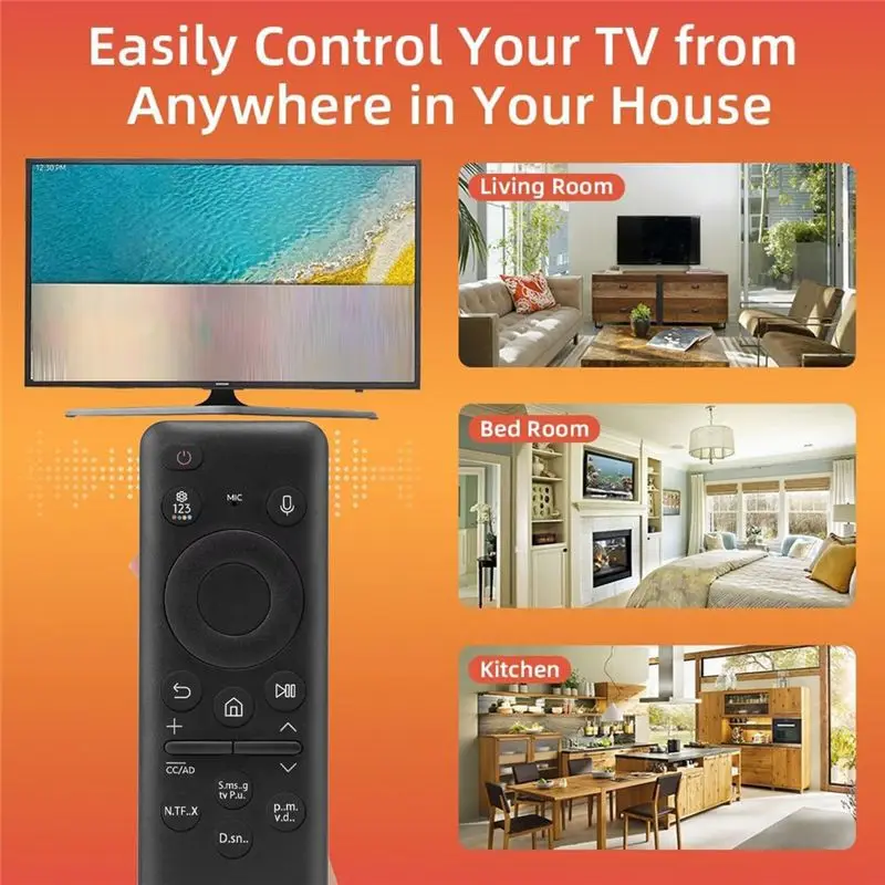 A31T Universal Replacement Remote Control for Smart TV 2019-2025 Voice Control Enabled