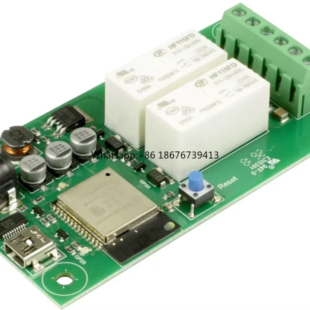 ESP32LR20 - WIFI 2 X 16A Relays Expansion Module Relay Module Development Board