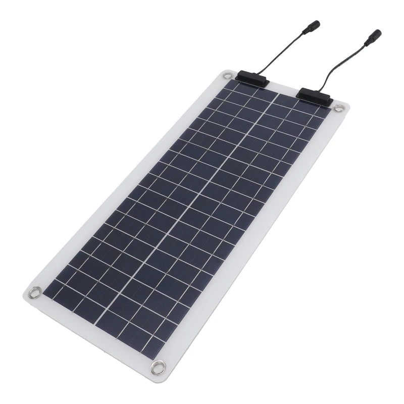 100W Solar Panel Dual Output Intelligent Controller Timing 12V-24V Charging Bottle Clip Cigarette Lighter Dual USB Solar Panel