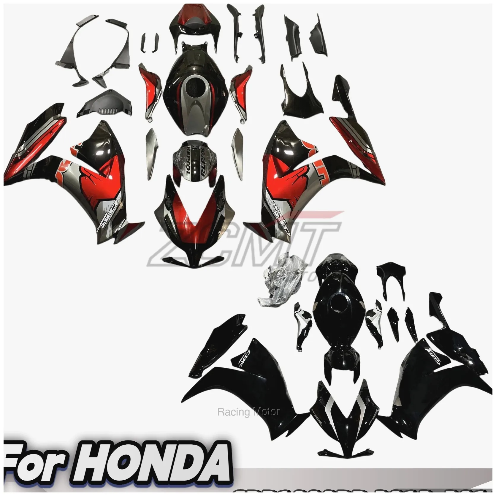 Motorcycle Fairing Body Kit - For HONDA CBR1000RR CBR 1000RR CBR 1000 RR Motorcycle Fairing Body Kit ABS Plastic Injection Moldi