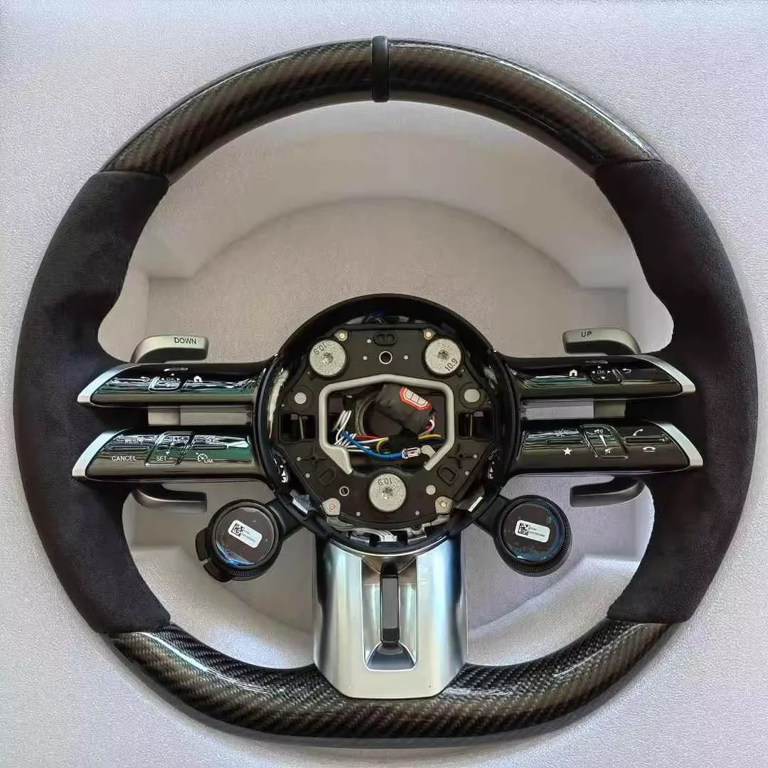 Racing Custom Steering Wheel Custom  for C Class a Class E Class Carbon Fiber Steering Wheel Assembly Upgrade
