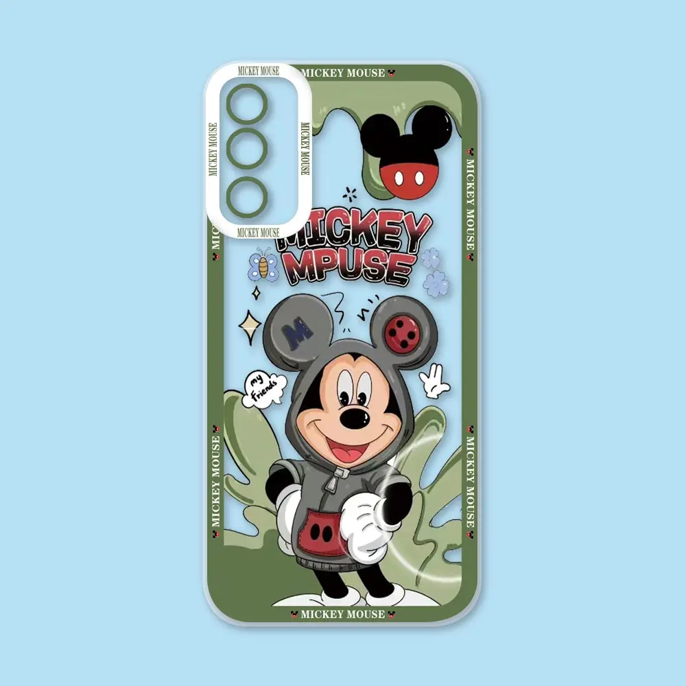 M-Mickey Mouse Minnie Cartoon Phone Case For Redmi NOTE 11 11S 10 10S 10X 9 9T 9S 8 K40 9A 9C Pro Max 4G 5G Soft Silicone Cover