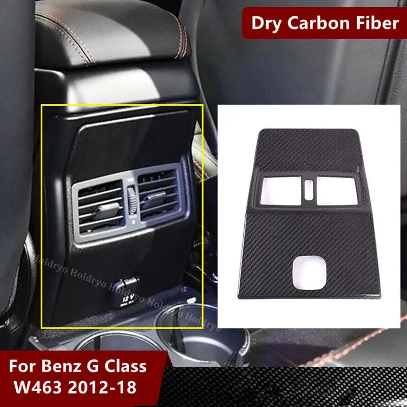 

Dry Carbon Fiber Rear Air Vent Outlet Panel Cover For Benz G Class W463 2007-18