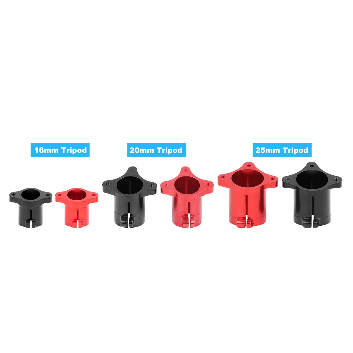 Trépied en alliage d'aluminium CNC CZ 16mm 20mm 25mm, siège fixe, connexion de fixation du train d'atterrissage pour Drone UAV végétal