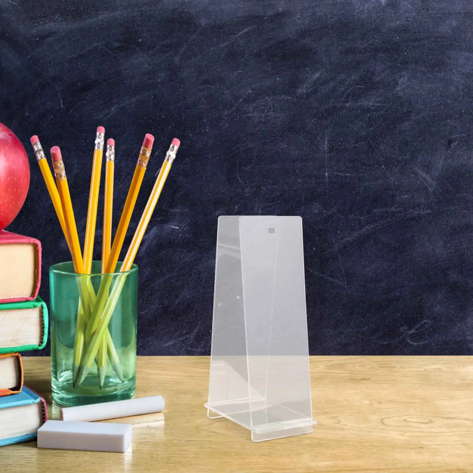 

Акриловая прозрачная креативная настольная подставка для календаря, стильный держатель для дисплея, настольная стойка для офиса, домашнего декора, подставка для книг