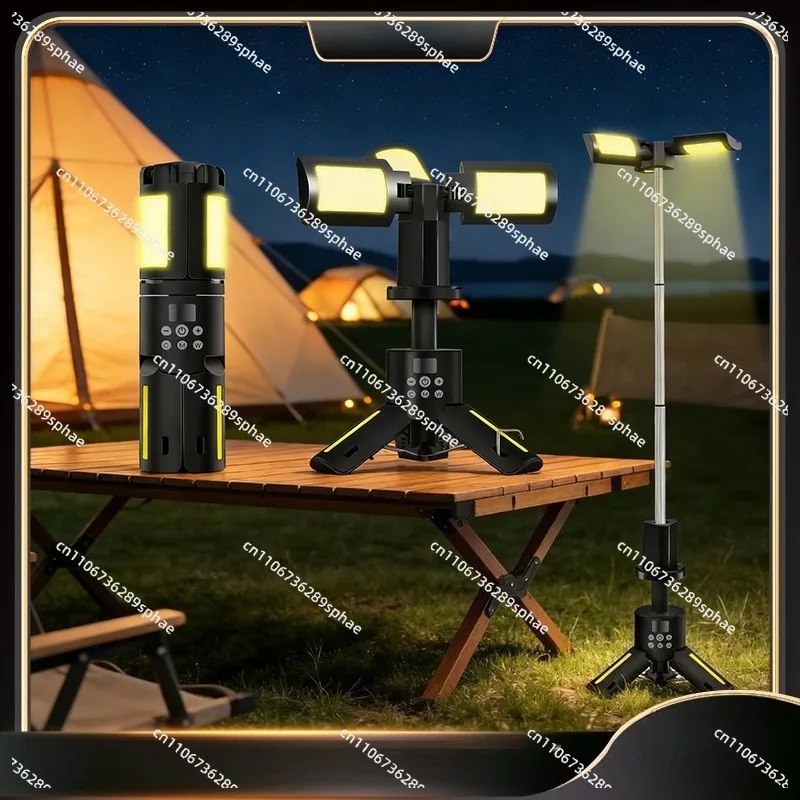 Portable outdoor camping light charging long battery life tent light multi-function