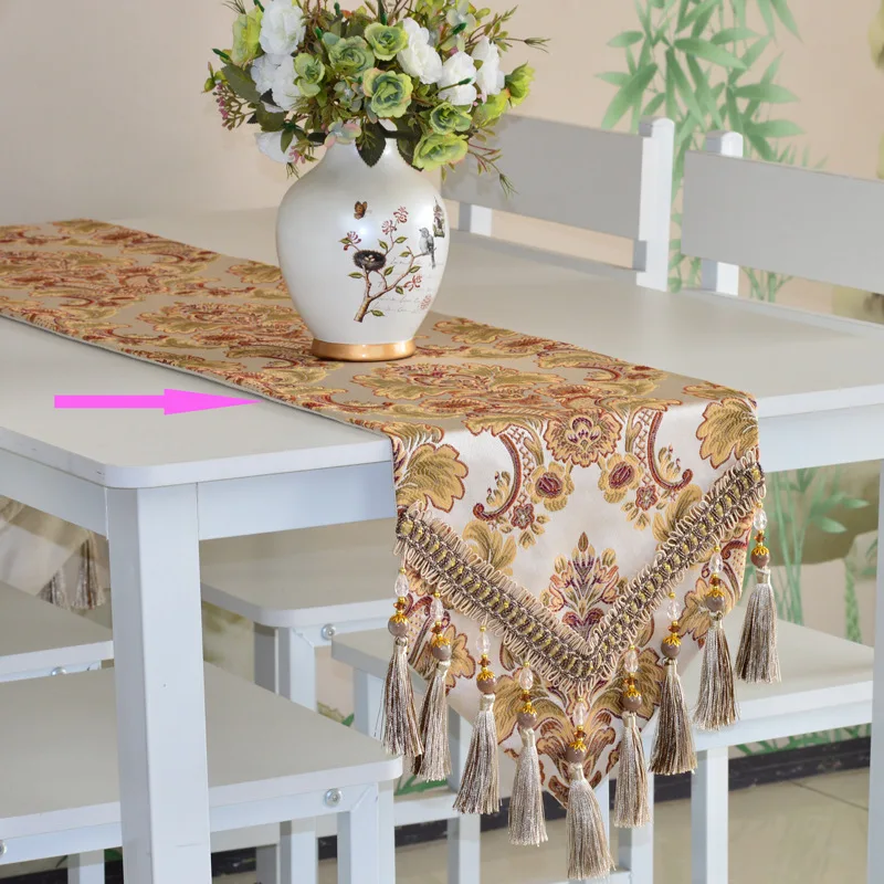 Emroider Sequin Table Runner for Wedding, Hotel Dinner Party, US, European Style, High Quality, Wholesale