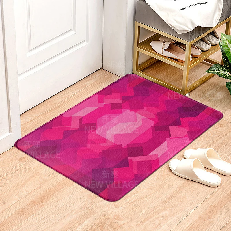 House entrance carpet Home doormat Animal oil painting style Room Foot mat bathroom non-slip mat Kitchen water absorption mat