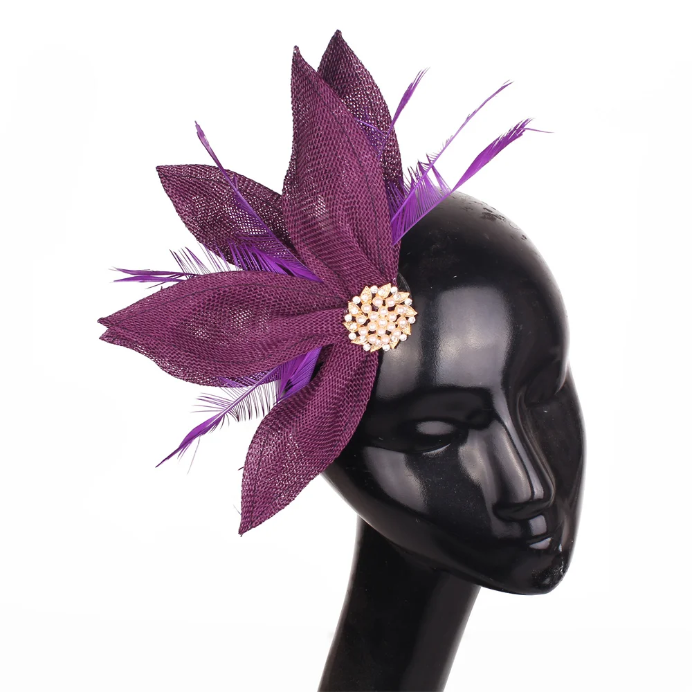 Elegante Braut-Haarspange mit Schleife, Hochzeits-Fascinator-Haarkamm für Damen, Kopfschmuck, modische Party-, Kirchen- und Dinner-Haaraccessoires – Detail 6