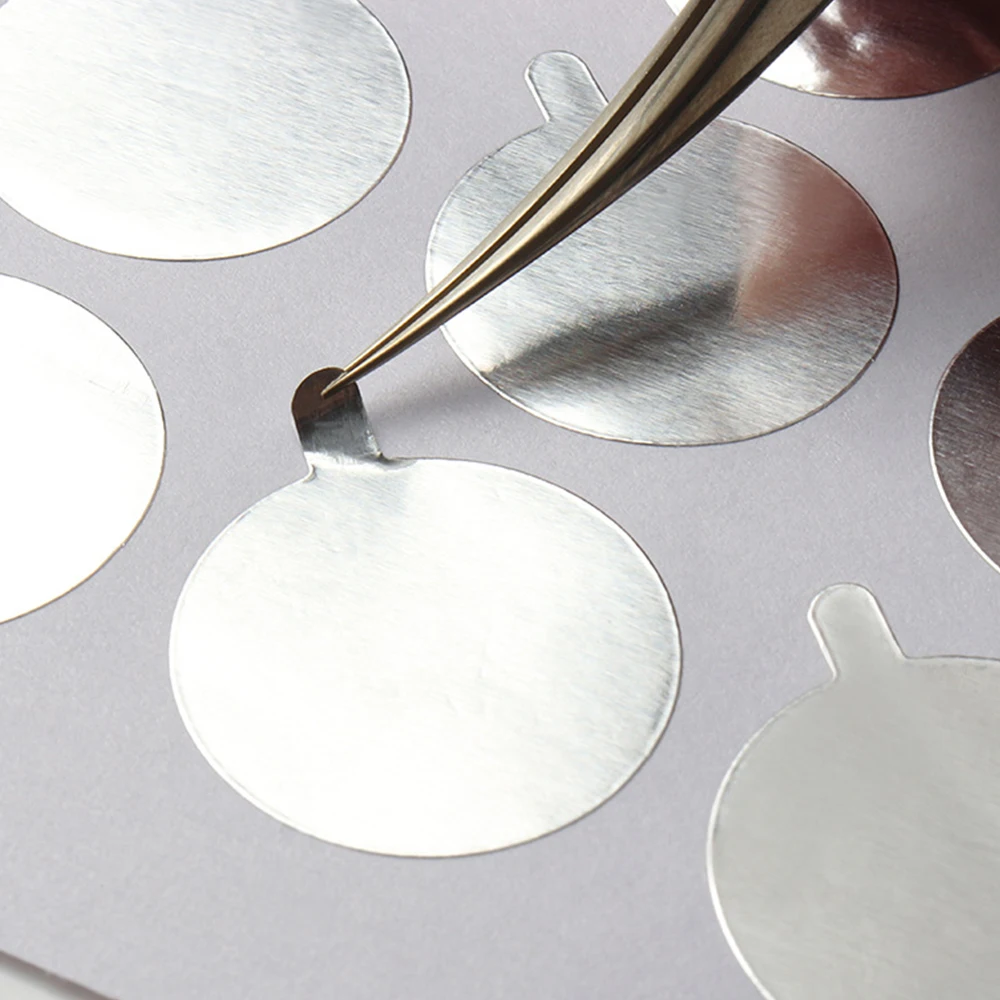300/900pcs Disposable Eyelash Glue Sticker Glue Holder Foil Pallet Paper Pads And Jade Stone Holder For Eyelash Extension Tool