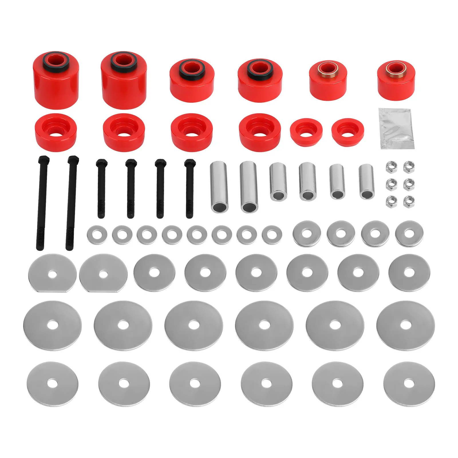 Body Mount Bushing Set for 1980-1997 1998 Ford F150 F250 F350 2WD 4WD 4.4123R 4.4123G