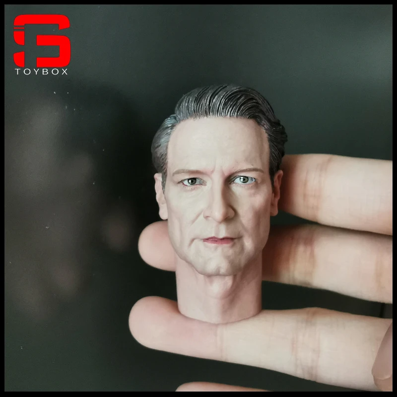 In Stock 1/6 Scale Colin Firth Head Sculpt Carving Model Fit 12-inch Male Soldier Action Figure Body Dolls