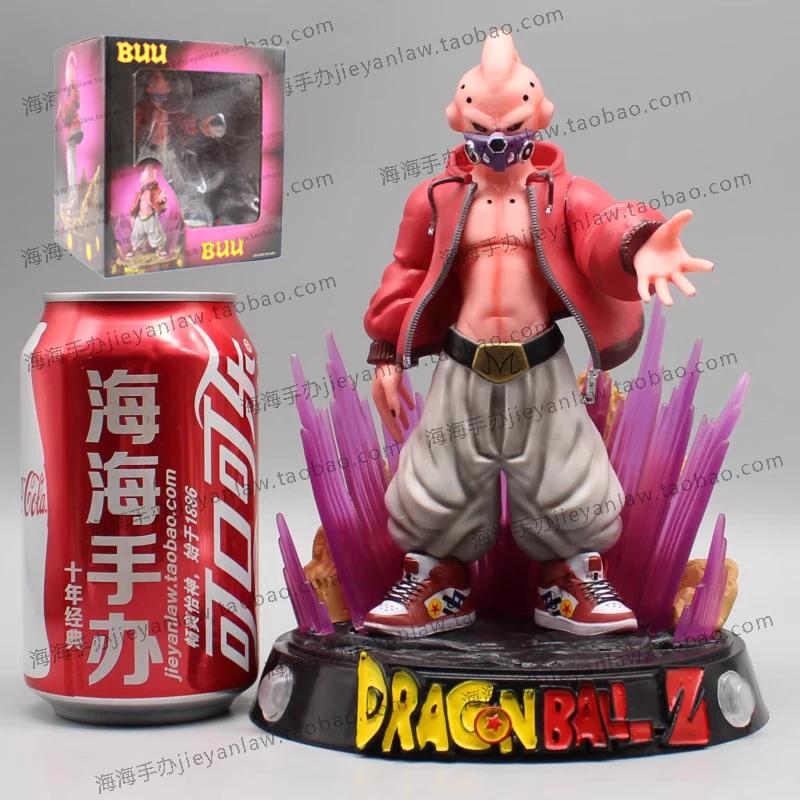 

20 см Buu Dragon Ball Фигурки GK Majin Buu Фигурки со светом ПВХ Коллекция аниме Модель игрушки Украшение рабочего стола Подарки