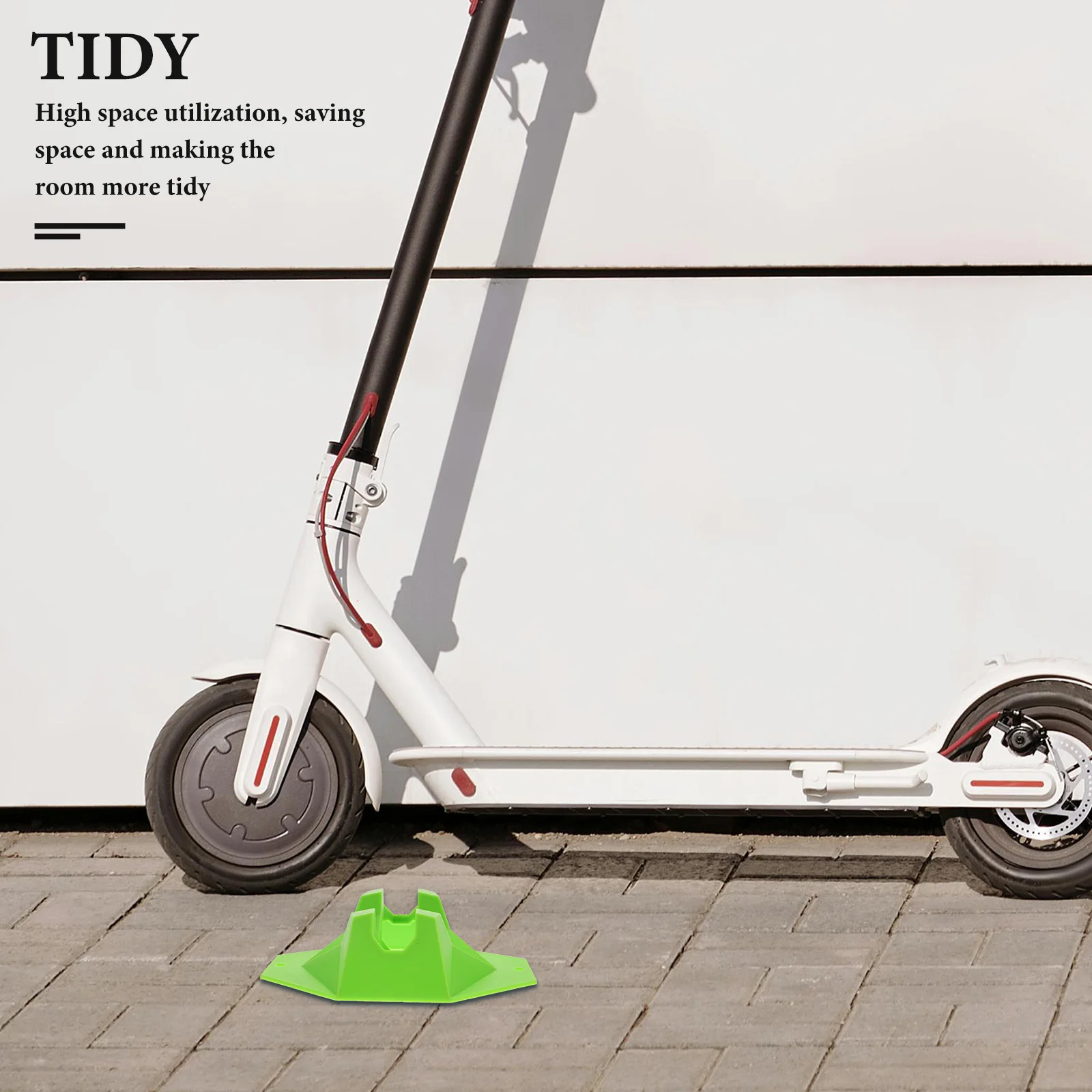 

1Set Scooter Wheel Stand Parking Rack for Scooters and Bicycles Sturdy Plastic Balanced Support Outdoor Indoor Storage