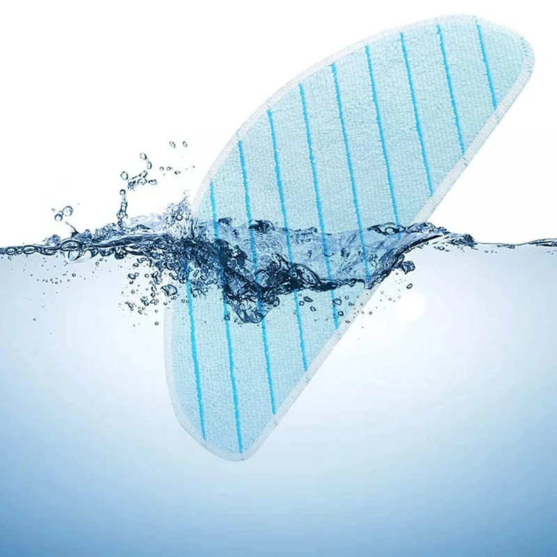 Untuk Ecovacs Deebot Ozmo T8 Aivi T8 Max T9 Max penyedot debu pembersih dapat dicuci bantalan pel kain lap (5 buah)