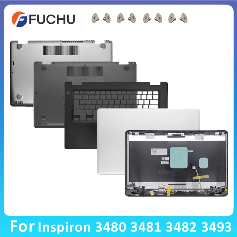 

NEW For Inspiron 3480 3481 3482 3493 LCD Back Cover/Palmrest/Bottom Case Replace
