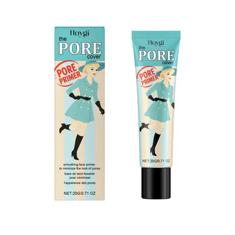 Pre-Makeup Pore Primer Invisible Pores Even Skin Tone Oil Control Smoothing Skin Moisturizing Face Primer for Flawless Makeup