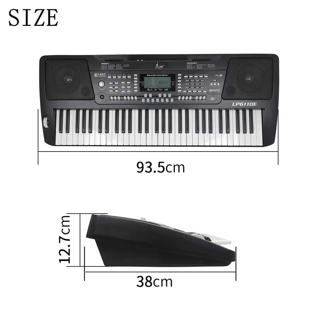 61-Key Multi-functional Digital Electric Piano Intelligent Electronic Keyboard for Adults And Children Learning