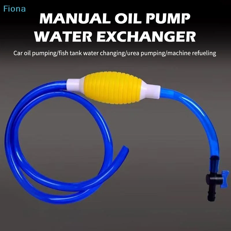 

✔Manual Siphon Pump, Multi-Purpose Liquid Transfer Pump for Car Oil, Fuel, Water, Fish Tank & Urea