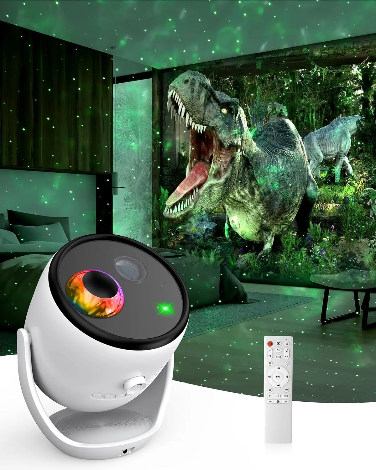 Smart LED Home Planetarium Light 4 in 1 Galaxy Children's Starry Sky Night Light Projector, Remote Control Dimmable Light