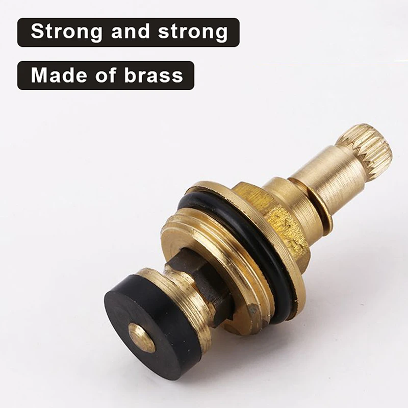 G1/2 Bsp 20 Tooth Cartridge Valves Bathroom Accessories Brass Faucet Tap Valve Spool Faucet Cartridge Hot And Cold Water Spool